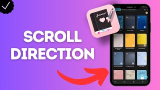 How to Change the Scroll Direction of Files (Journal App)