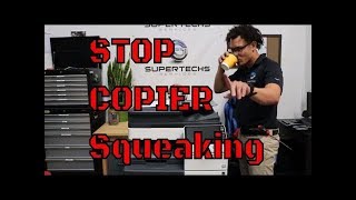 How to STOP your Copier from squeaking (Konica)