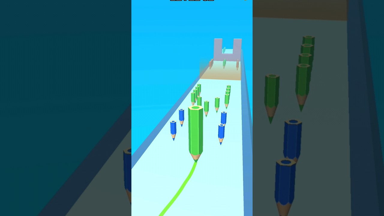 Color Pencil Run gameplay