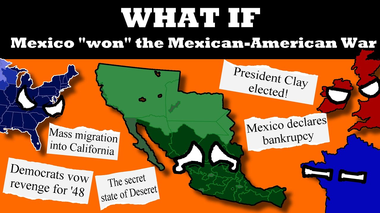 What if Mexico "won" the Mexican-American War (or lost less hard)