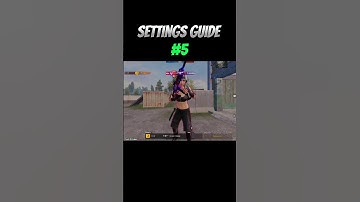 Settings Guide #5 | BGMI / PUBG Mobile Settings Guide ✅ #shorts