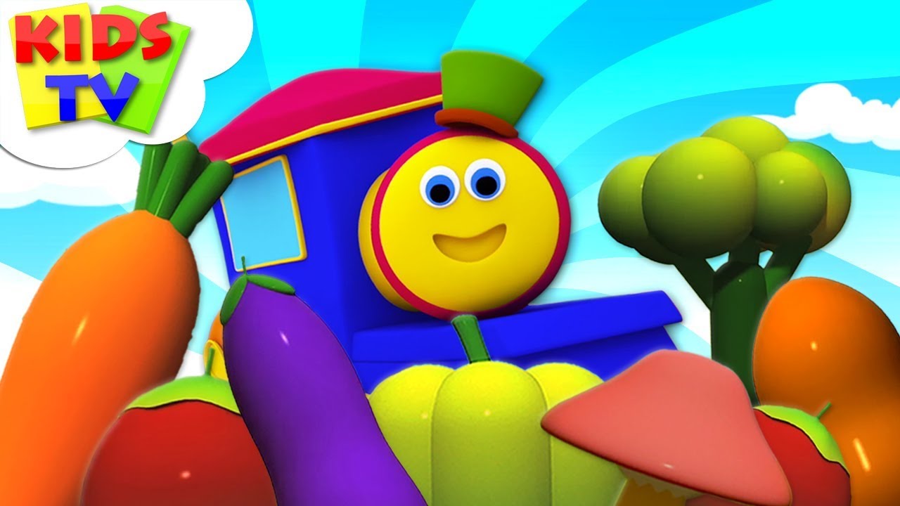 kids anka Learn Vegetables Bob The Train Learning Videos for Kids