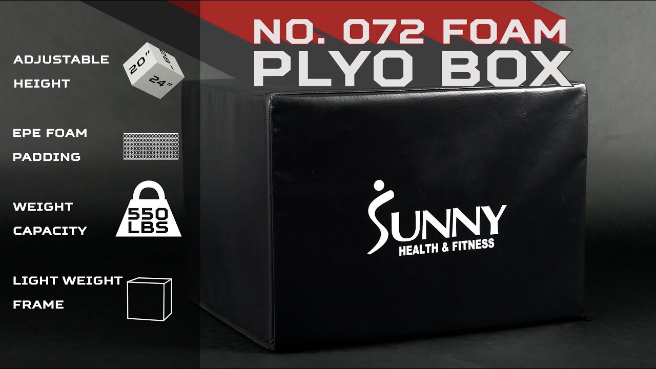 Sunny Health & Fitness No.072 | 3-in-1 Foam Plyo Box - YouTube