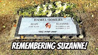 Actress Suzanne Somers gets new headstone for her BIRTHDAY!