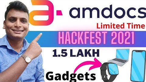 Amdocs hackfest 2021 | Amdocs Hackfest 2021 2022 2023 Batch BE Btech MCA 150000 Lakh  Prize Gadgets