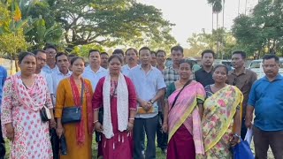 TIPRA Motha Party All VC Candidate meeting program o Manjagwikha Bg. MDC Shri Prasmit Debbarma