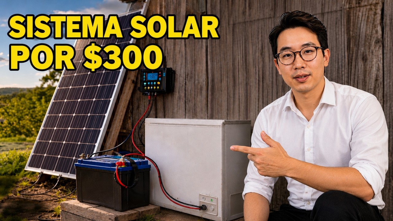 El sistema solar Amish de 300 € que dura para siempre (solo 2 horas de instalación)