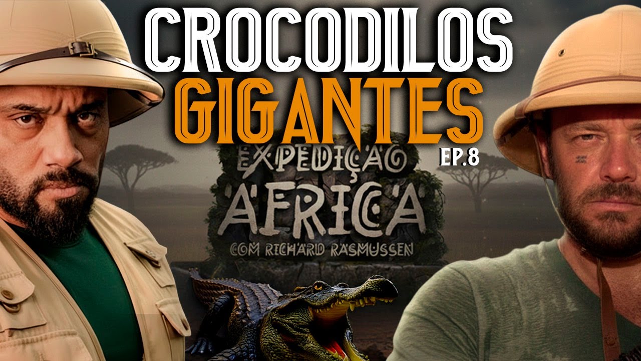 CROCODILO GIGANTE ATACOU O BALESTRIN E O RICHARD - EXPEDIÇÃO AFRICA EP 8