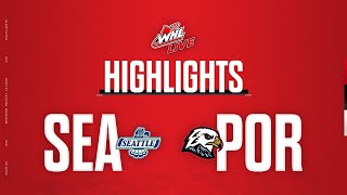 Seattle Thunderbirds at Portland Winterhawks 2\/10 | WHL Highlights 2023-24