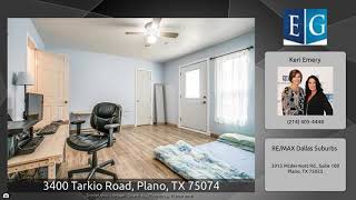 3400 Tarkio Road, Plano, Tx 75074