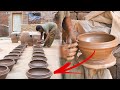 Pot Making With CLAY | pottery making | diy clay pots |earthen pot | ceramic | earthen pot | mud |
