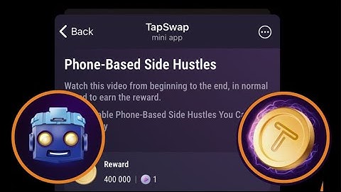 phone based side hustles tapswap code | Phone-Based Side Hustles Code Today | @thwwtapswapdaily