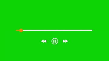 Amazing 6 color waiting loading bar Animation Video / Green Screen Video Footage On Green Background