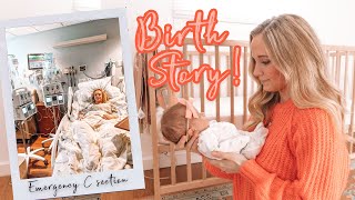 MY BIRTH STORY! EMERGENCY CSECTION at 33 weeks!! | PREECLAMPSIA