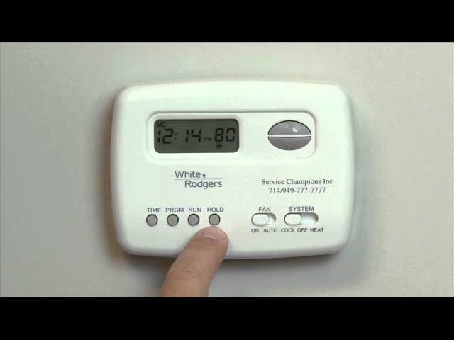 How to Program a White Rodgers Programmable Thermostat: Step-by-Step Guide