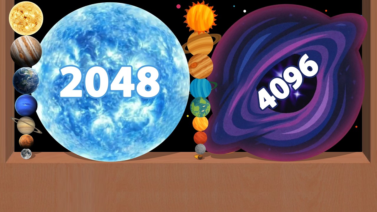 COSMIC MERGE против BLACKHOLEGAME - Planet Merge (Watermelon Games) Merge Balls 2048, I Want Sun!