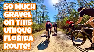 Group Gravel Ride from Bronson FL - Riding a state forest for the first time