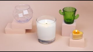 Cómo hacer recipientes para Velas en Casa - Guía DIY