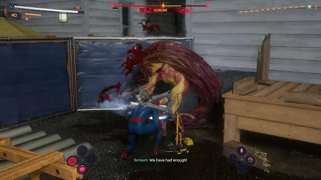 Spider-Man saves MJ.From.Symbiote Venom.