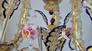 Chandelier Rezzonico Flowery - Luxury Edition - Original Murano Glass -OMG