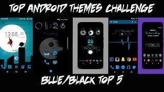 Top Android Custom Themes Challenge-Blue/Black Top 5! screenshot 4