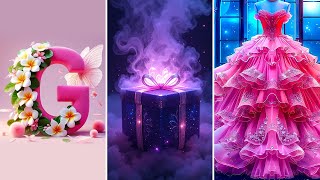 ✨ Pick Your Name's first Letter to Reveal Your princess😍 Dress & Mystery Gift🎁