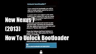 Как разблокировать загрузчик на новом Nexus 7 (2013): самый простой способ. screenshot 2