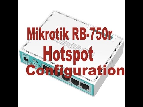 Mikrotik RB 750 Hotspot Configuration Step by step - YouTube