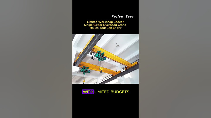 Effortless Lifting: Discover the Power of Single Girder Overhead Cranes Today#S #automobile #news