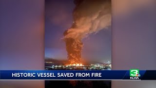 Fire destroys warehouse on San Francisco's Fisherman's Wharf