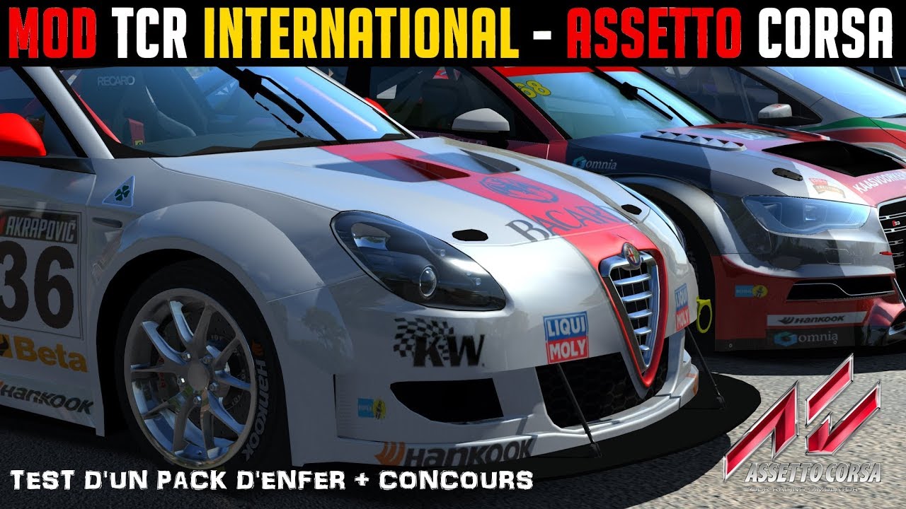 Tcr Core Mod MOD TCR INTERNATIONAL - TEST ET CONCOURS - ASSETTO CORSA - YouTube