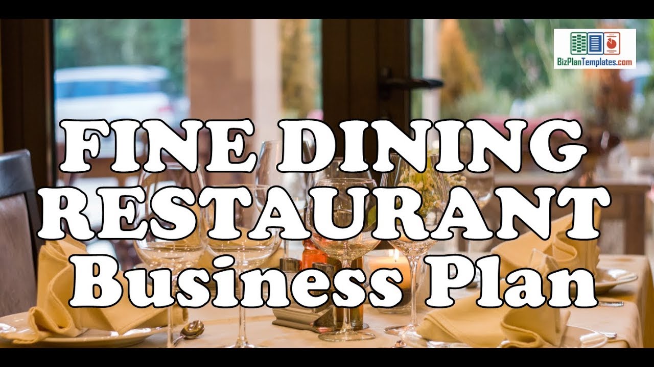 business plan fine dining restaurant