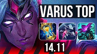 VARUS vs JAX (TOP) | Legendary, 500+ games | EUW Master | 14.11