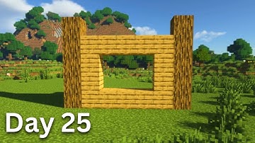 Building A House But Only Adding One Block A Day (Day 25)