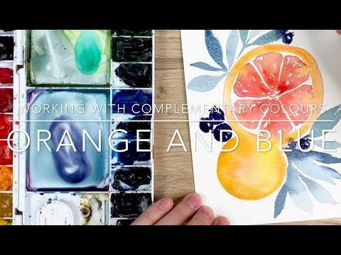 Working With Complementary Colours: Blue and Orange