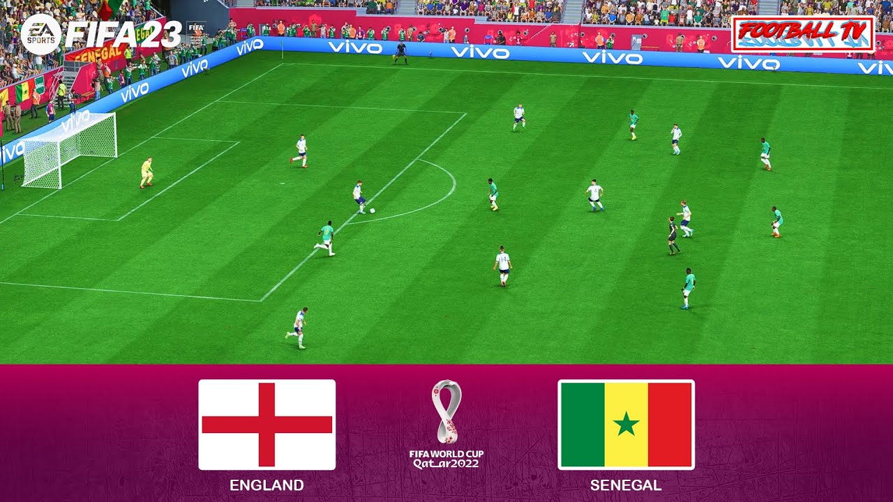 Fifa 23 England Vs Senegal Fifa World Cup Qatar 22 Round Of 16 Pc Gameplay Full Match Youtube