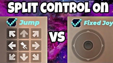 Which Is Best Control On *SPLIT CONTROLS*🤔Bedwars BlockmanGo