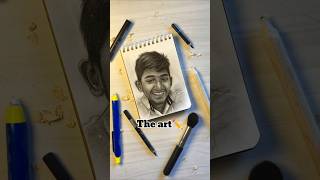 The tools🔥 vs the ART✏️✨ #pencilsketch #shorts #trending #art #charcoal #realistic