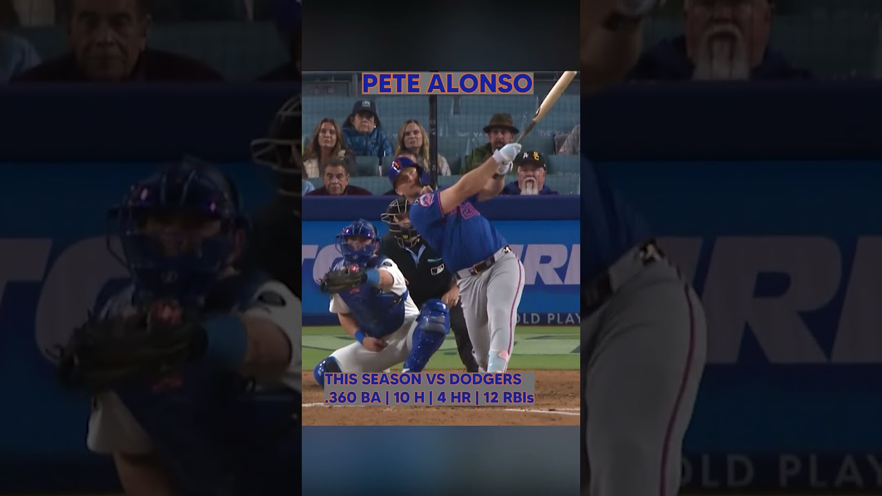 Pete Alonso is a Dodger KILLER!