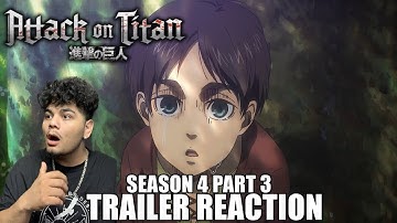 Attack on Titan Season 4 Part 3 Trailer Reaction | I Can’t Wait For It To Comeback😭🔥