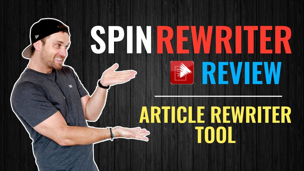 Spin Rewriter Review \ufe0f Article Rewriter Tool \u0026 Spinner \ufe0f - YouTube