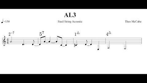 Algorithmic composition over Autumn Leaves chords - 3
