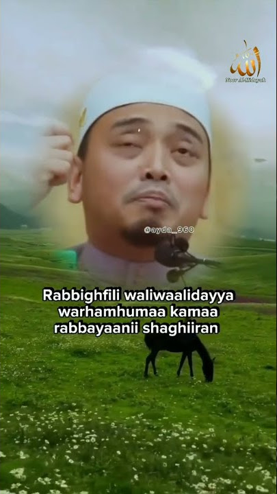 Doa dari seorang anak yang Soleh | Ustaz Wadi Anuar