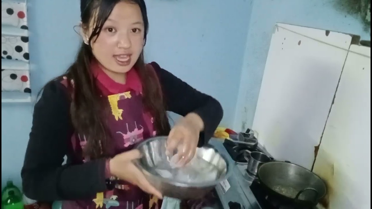 Viral strawberry tangula making by Nepali girl