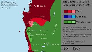 The Chilean Conquest of Araucania: Every Month