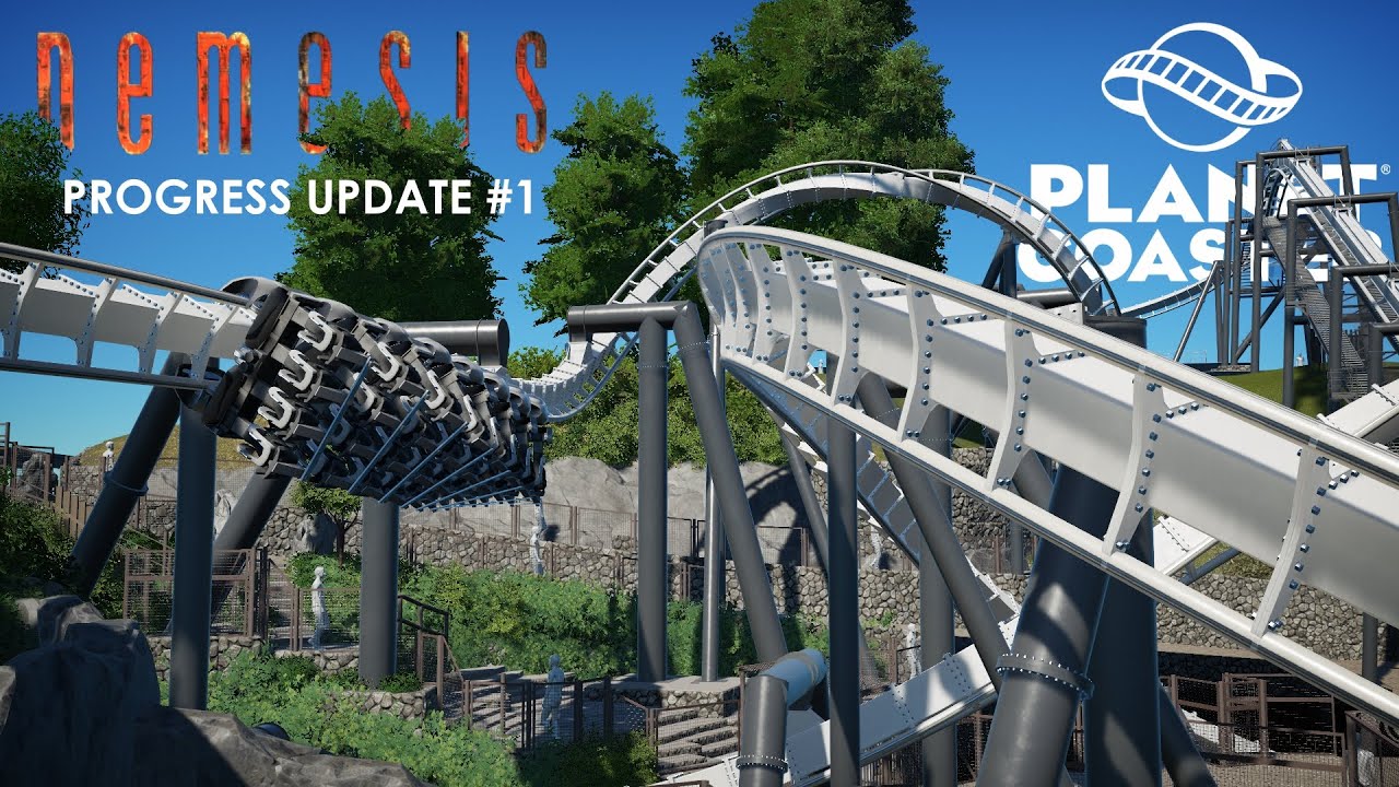 Nemesis Recreation Progress Update 1 Coaster YouTube