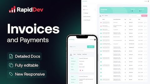 Invoices and Payments