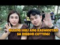 Jomcar nag pakilig sa ribbon cutting  buong team kalingap nagulat