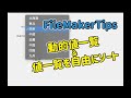 FileMaker Tips 動的値一覧・値一覧のソート