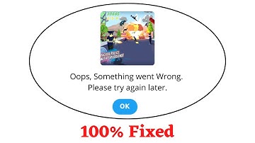 Fix Dude Theft Wars Oops Something Went Wrong Error. Please Try Again Later Problem Error Solved